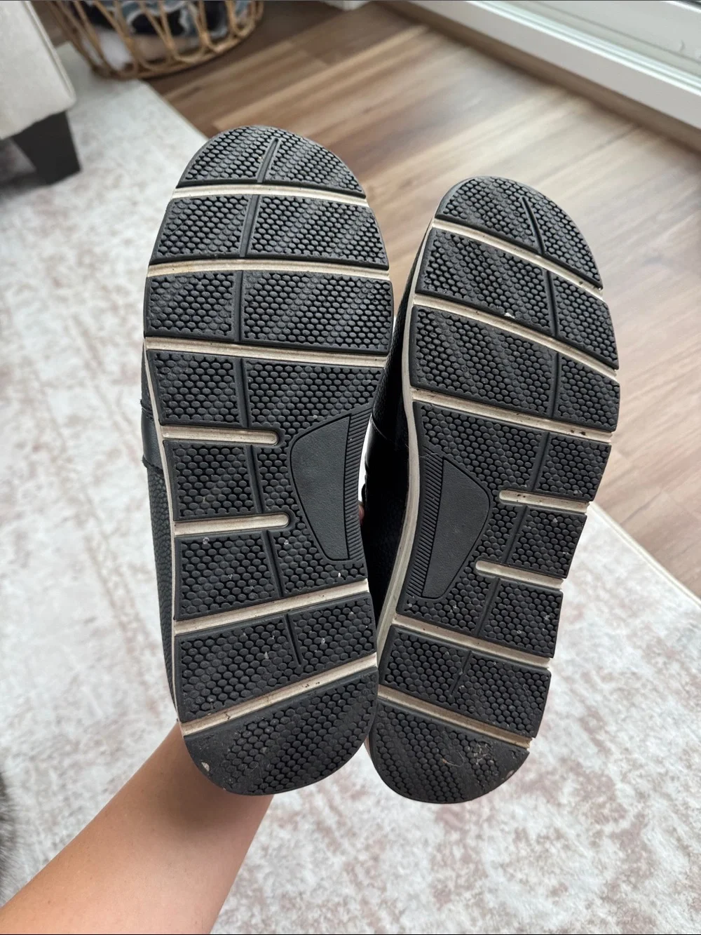 Men's Black Boat Shoes with Lace-Up Comfort